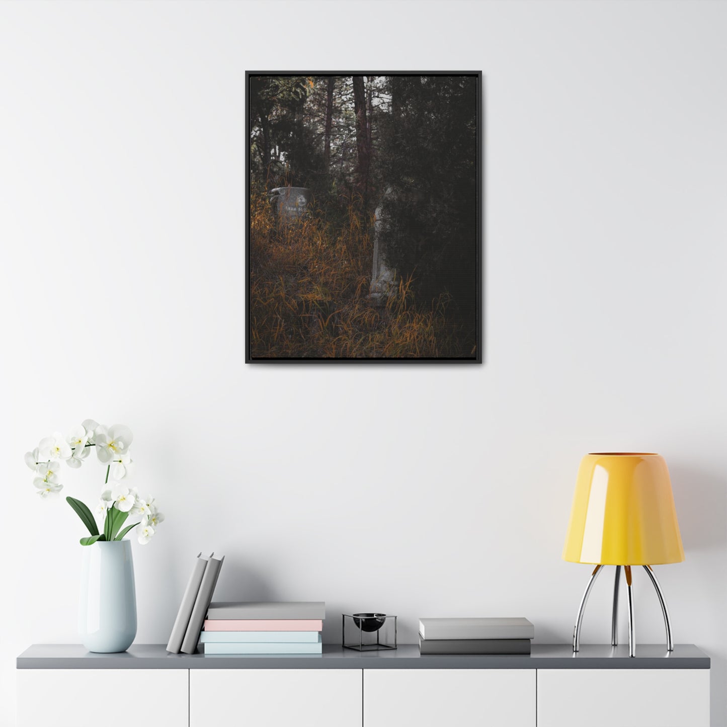 "Hidden Stories" Gallery Canvas Wraps, Vertical Frame