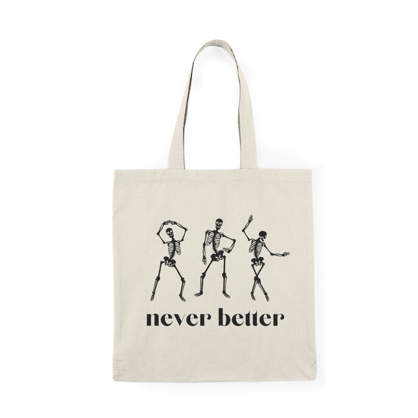 Never Better Skeleton Tote