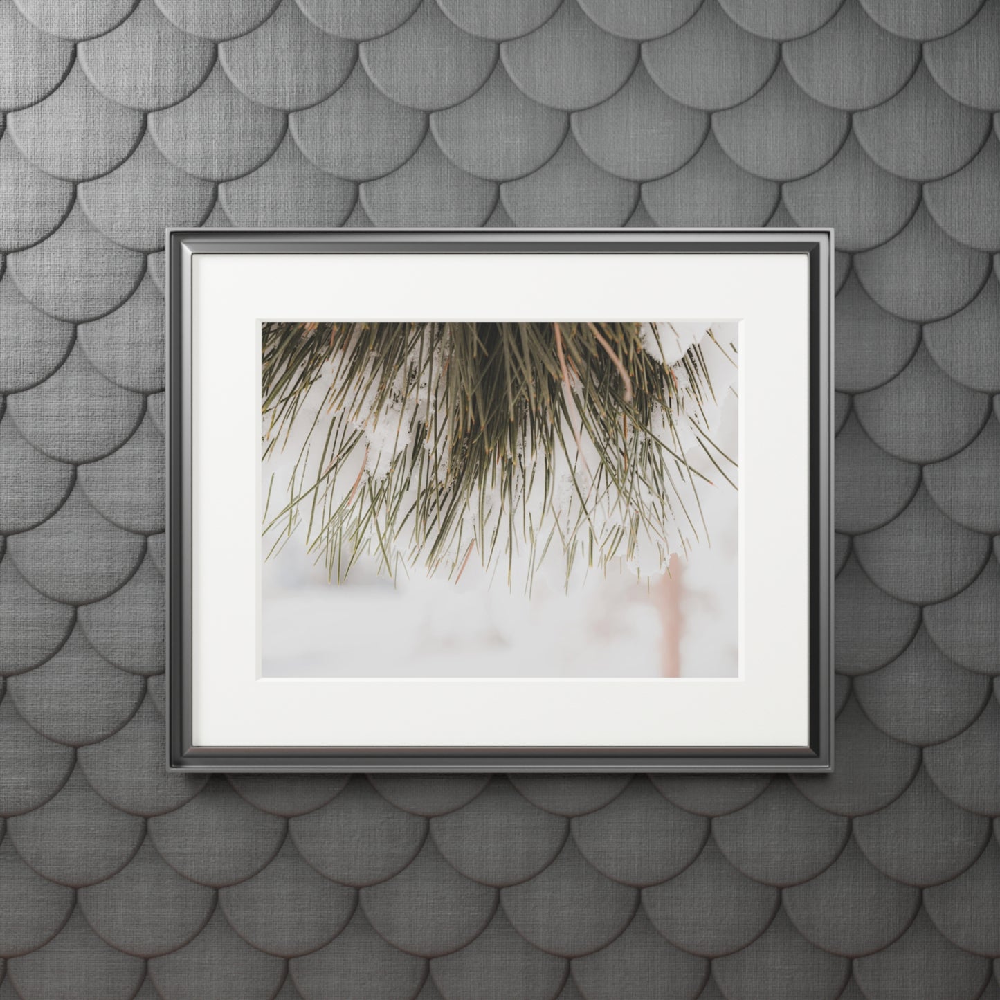 "Winter's Beginning" Fine Art Prints (Passepartout Paper Frame)