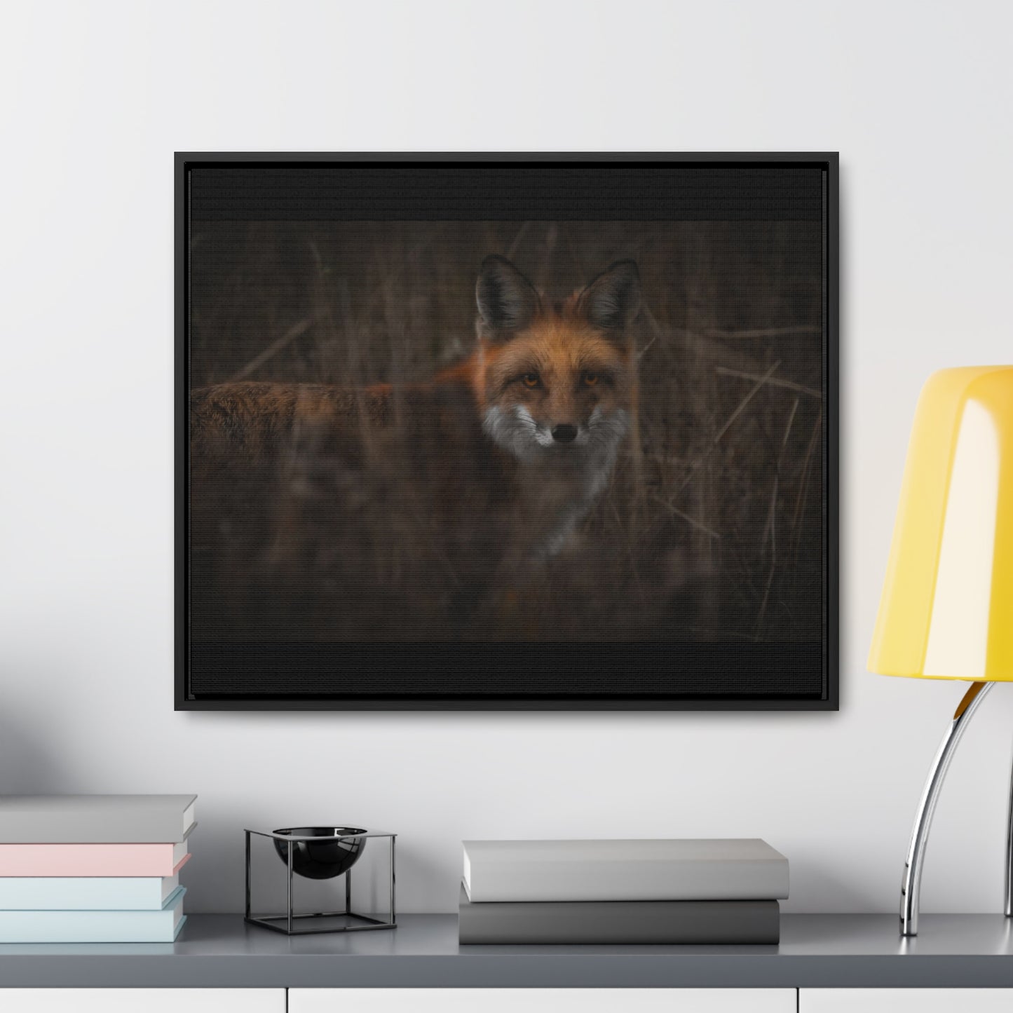 Fox Framed Gallery Canvas