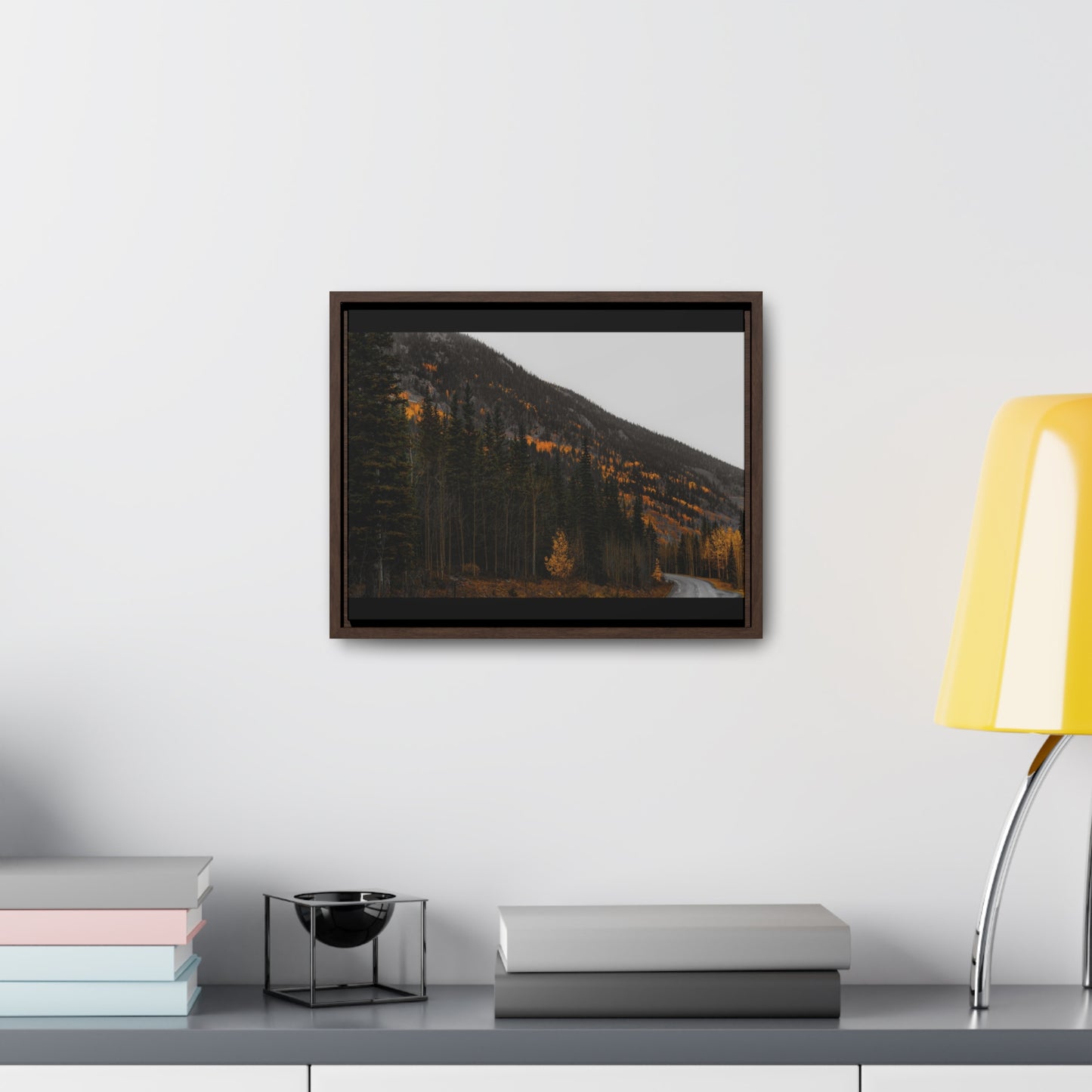 The Lonely Road Framed Gallery Canvas