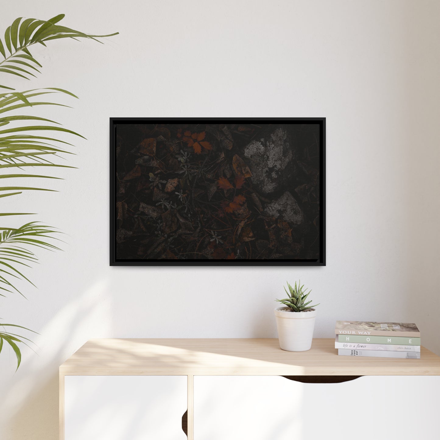 "Autumn's Floor" Framed Canvas