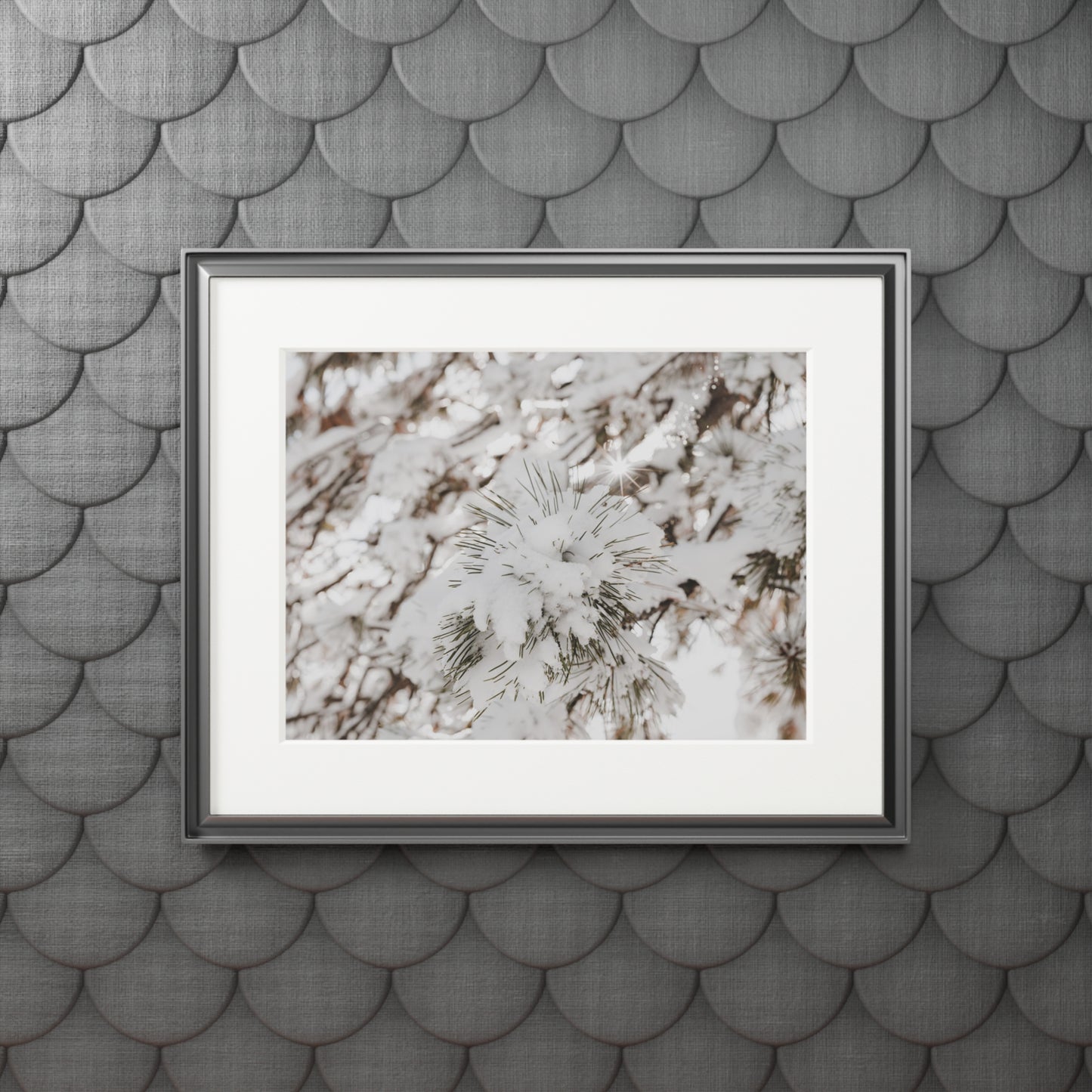 "Winter is Here" Fine Art Prints (Passepartout Paper Frame)