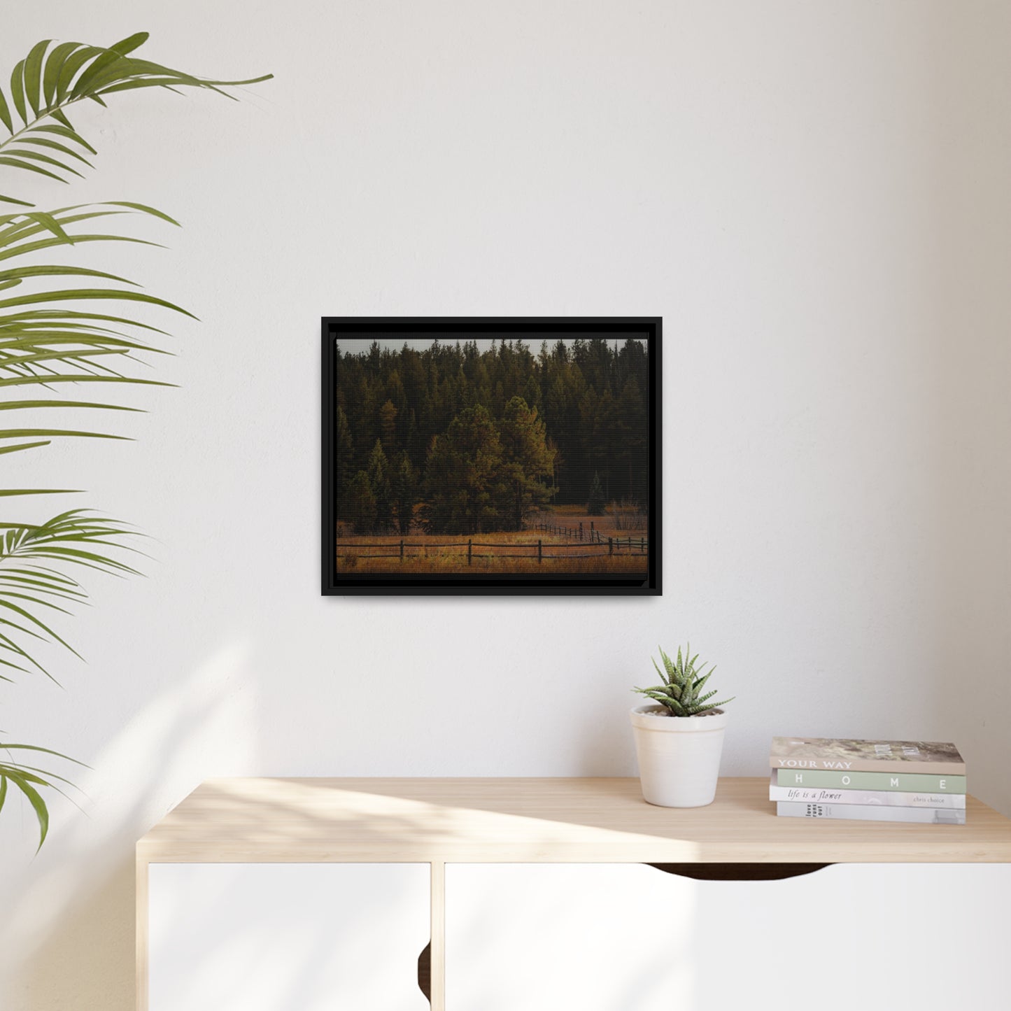 "Forest's Edge" Framed Canvas