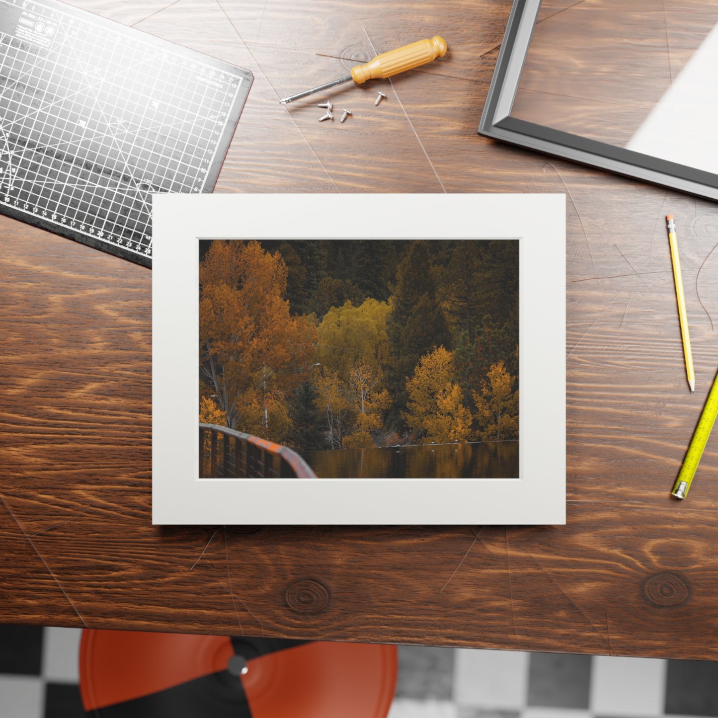 "Fall Feelings" Fine Art Prints (Passepartout Paper Frame)