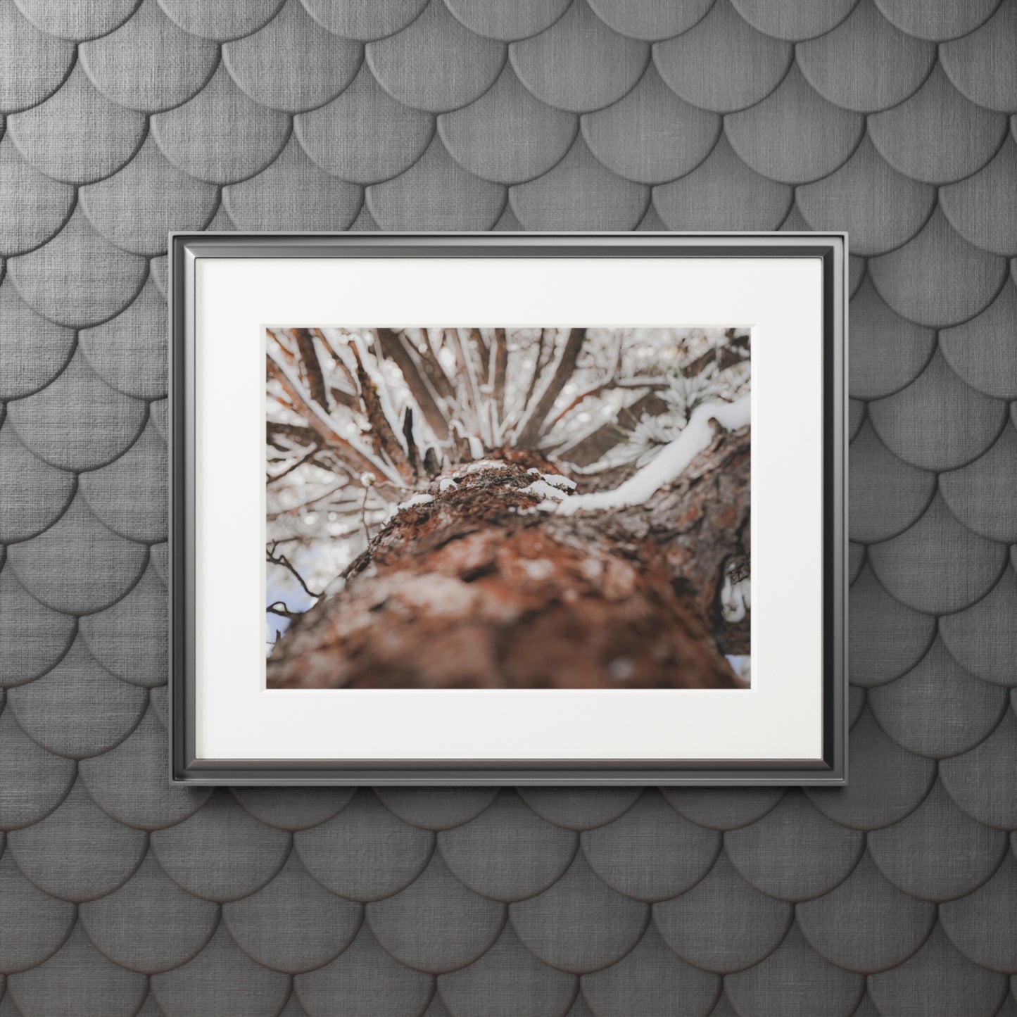 "Winter's Tower" Fine Art Prints (Passepartout Paper Frame)