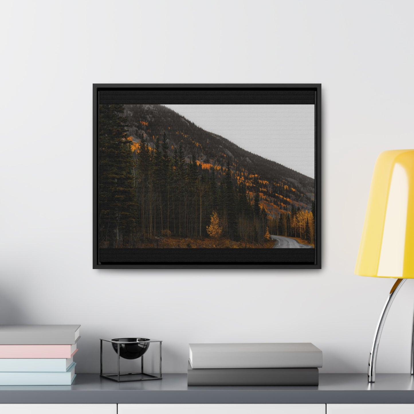 The Lonely Road Framed Gallery Canvas