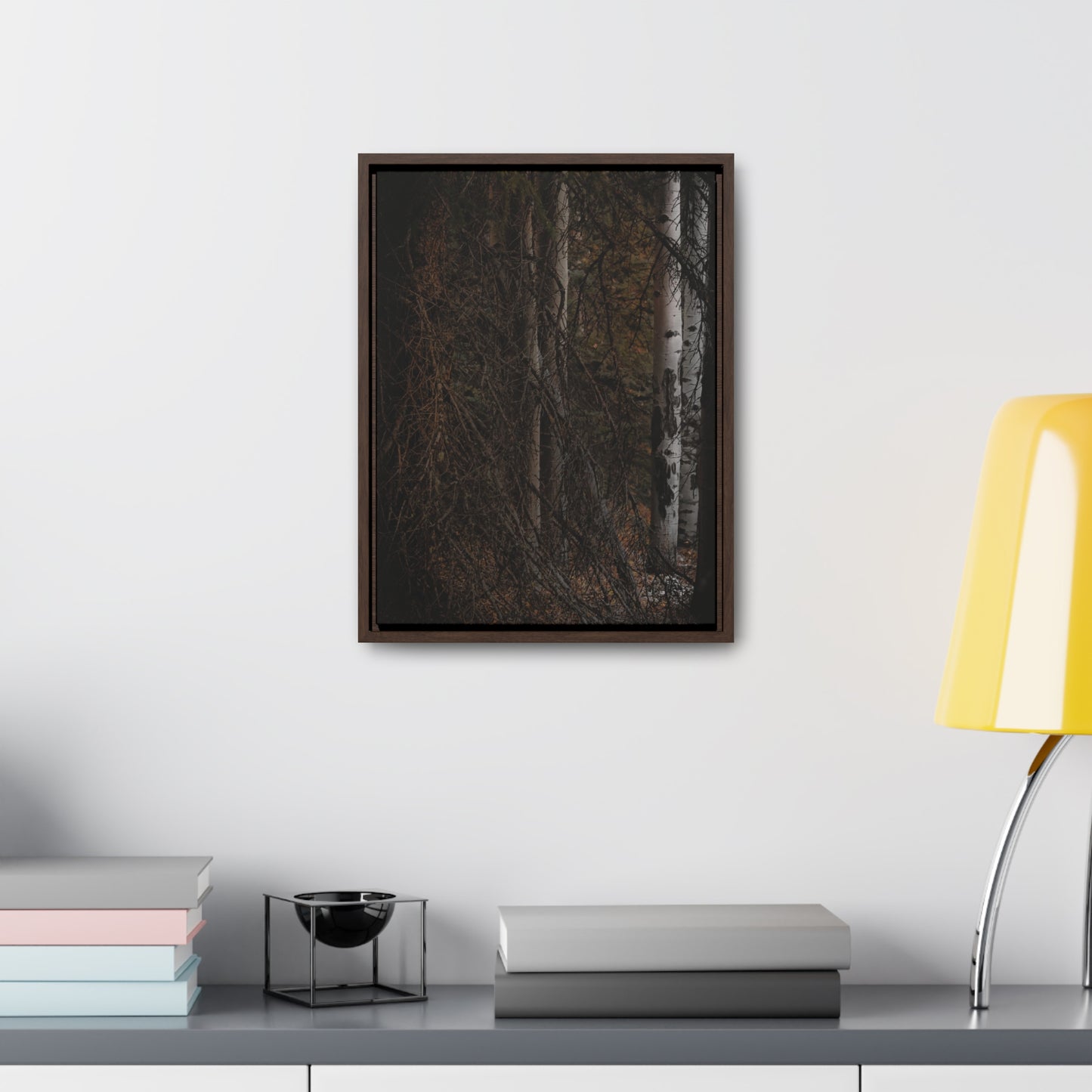 The Dark Forest Gallery Canvas Wraps, Vertical Frame