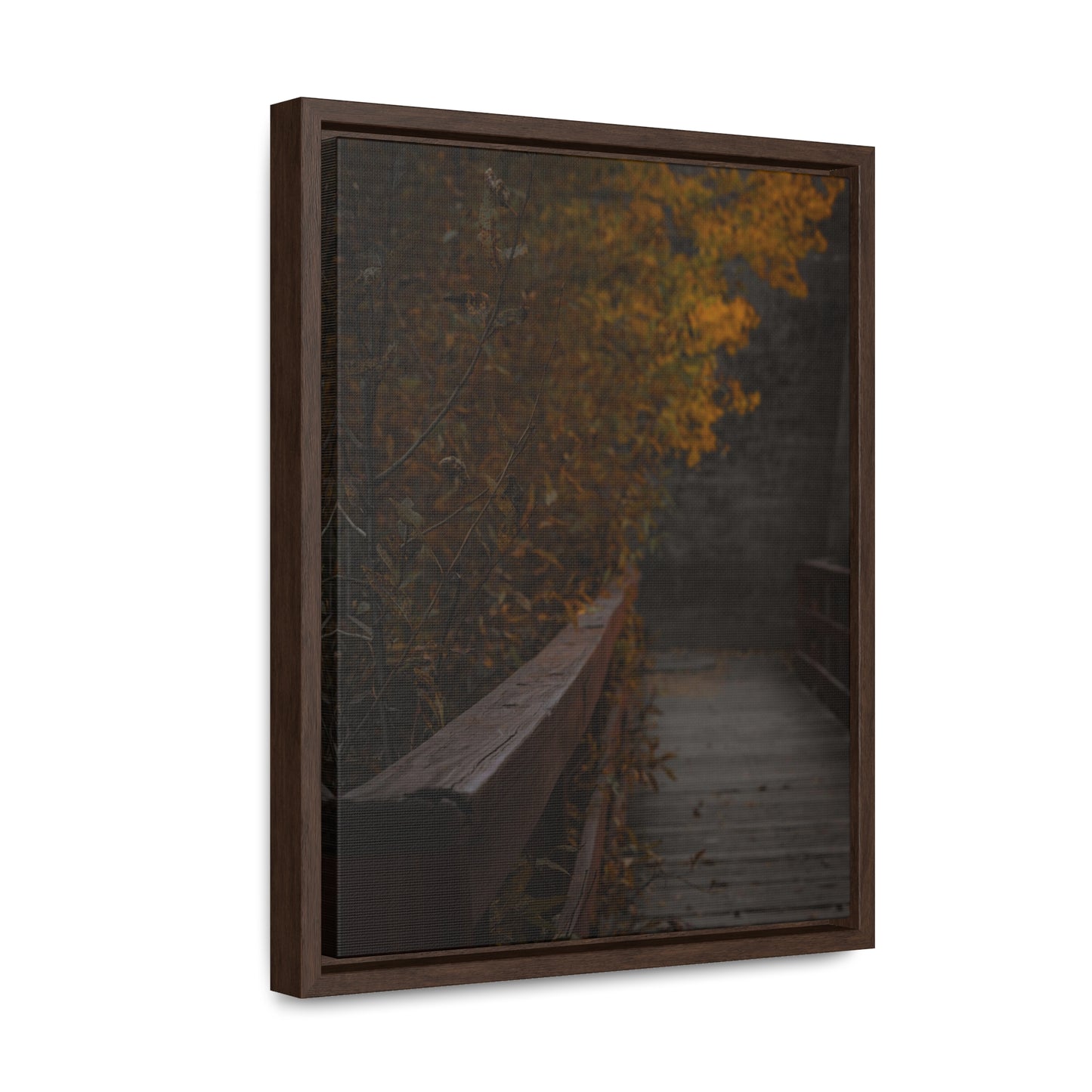 An Autumn Bridge Gallery Canvas Wraps, Vertical Frame