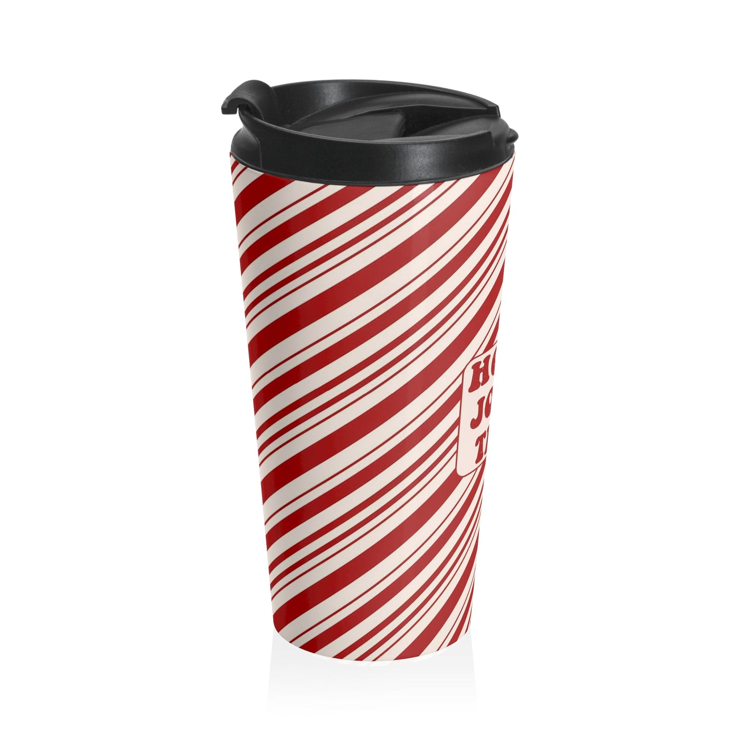 "Holly Jolly Time" Stainless Steel Travel Mug