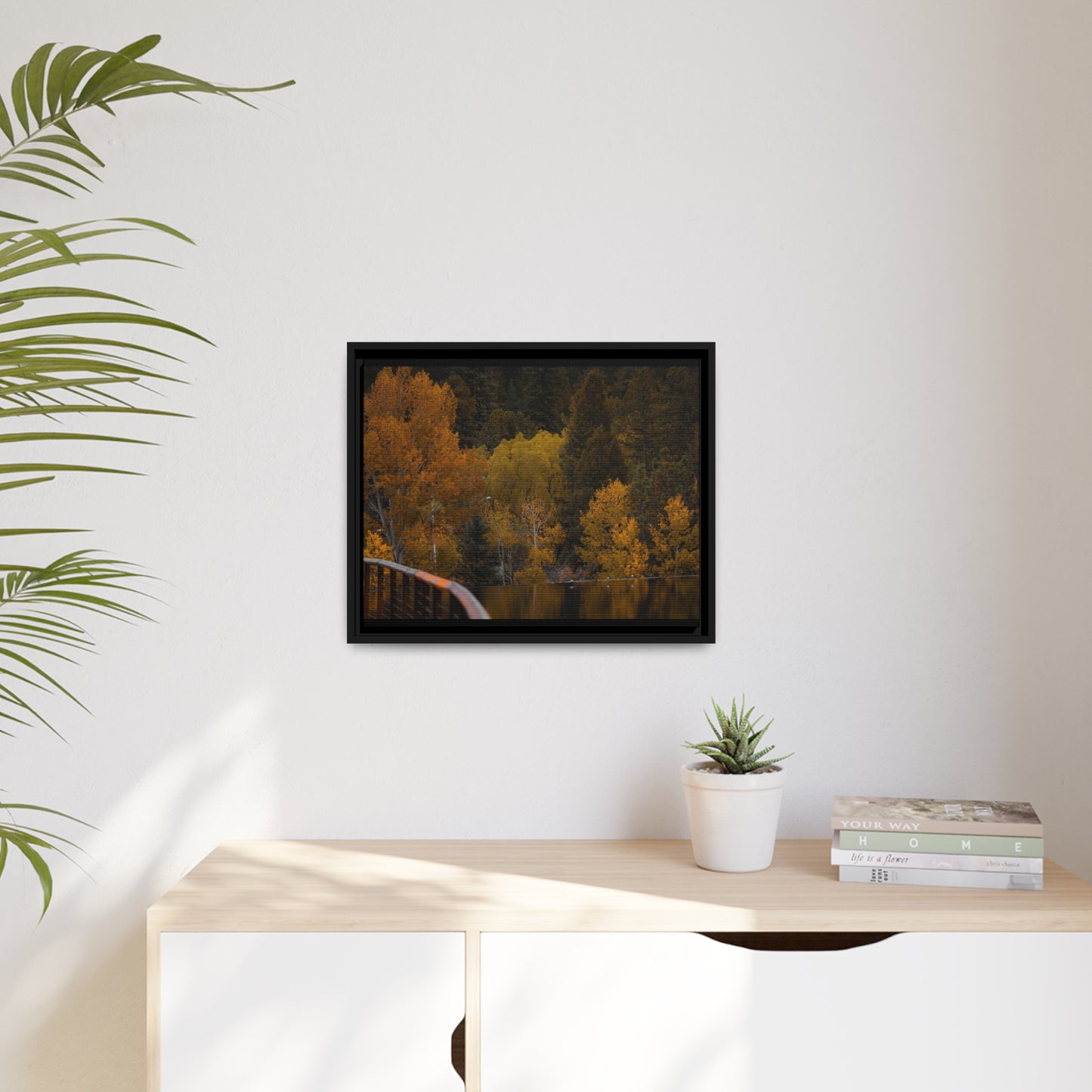 Fall Feelings Framed Canvas