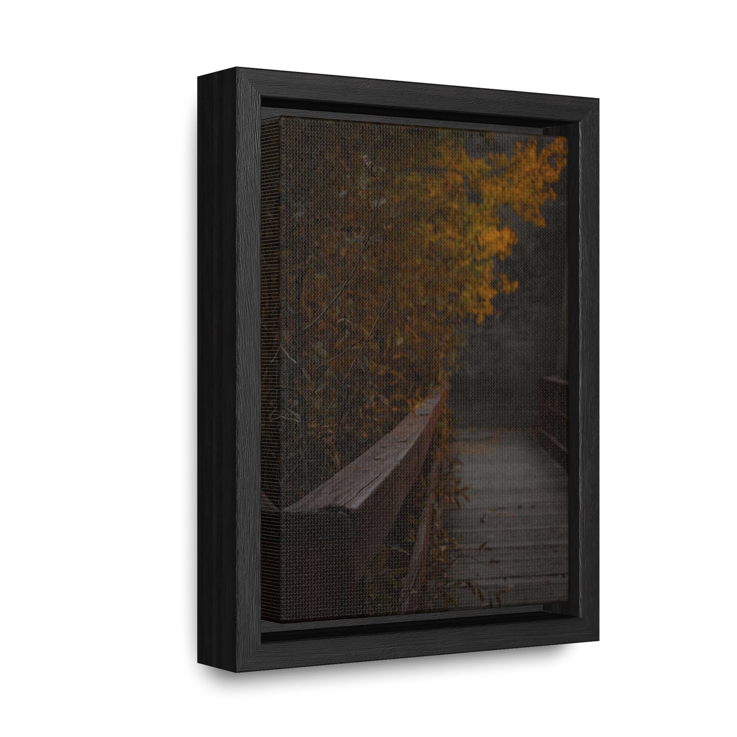 An Autumn Bridge Gallery Canvas Wraps, Vertical Frame