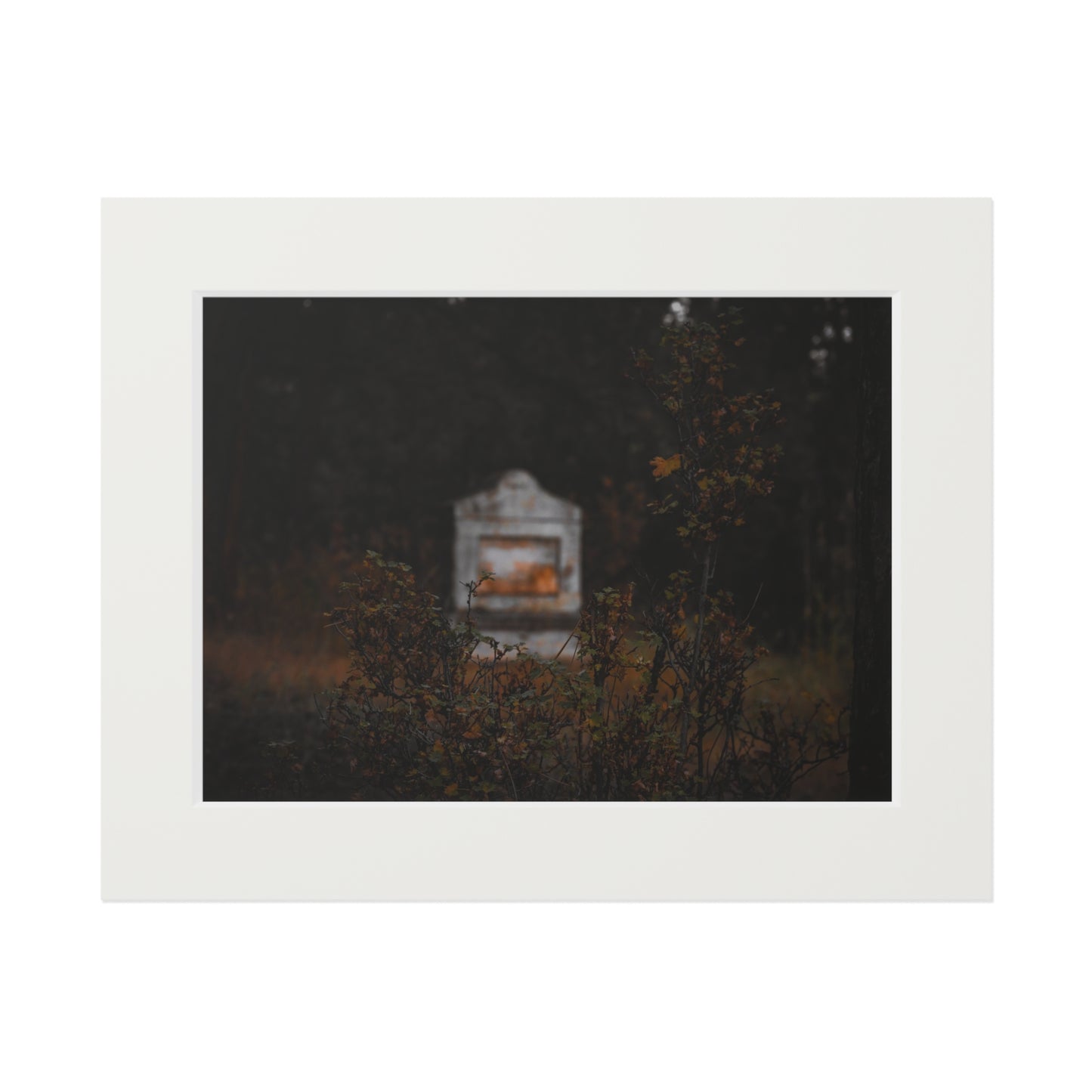 "The Stone Waits" Fine Art Prints (Passepartout Paper Frame)