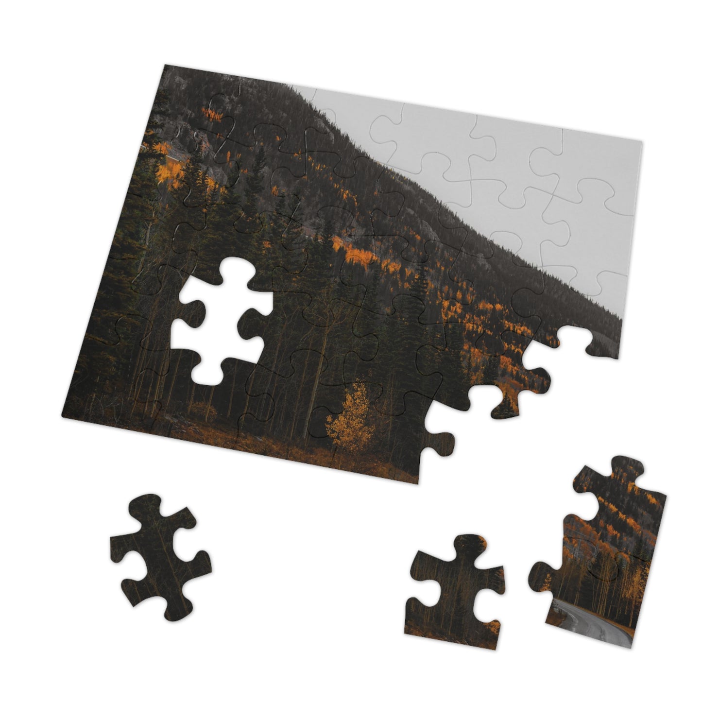 "Lonely Road" Jigsaw Puzzle (30, 110, 252, 500,1000-Piece)