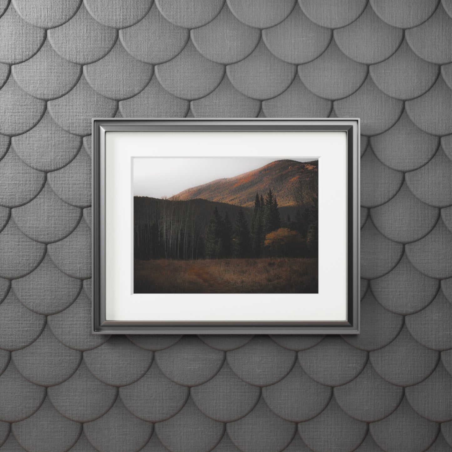 "Evening Glow" Fine Art Prints (Passepartout Paper Frame)