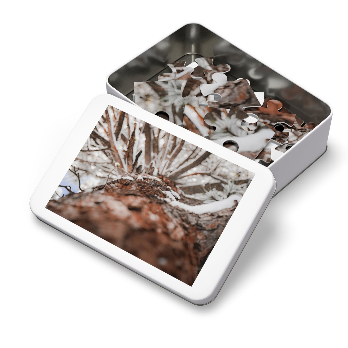 "Snowy Branches" Jigsaw Puzzle (30, 110, 252, 500,1000-Piece)