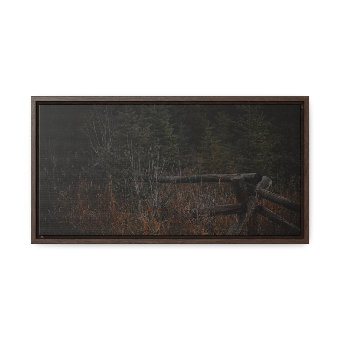 Countryside Forest Framed Gallery Canvas