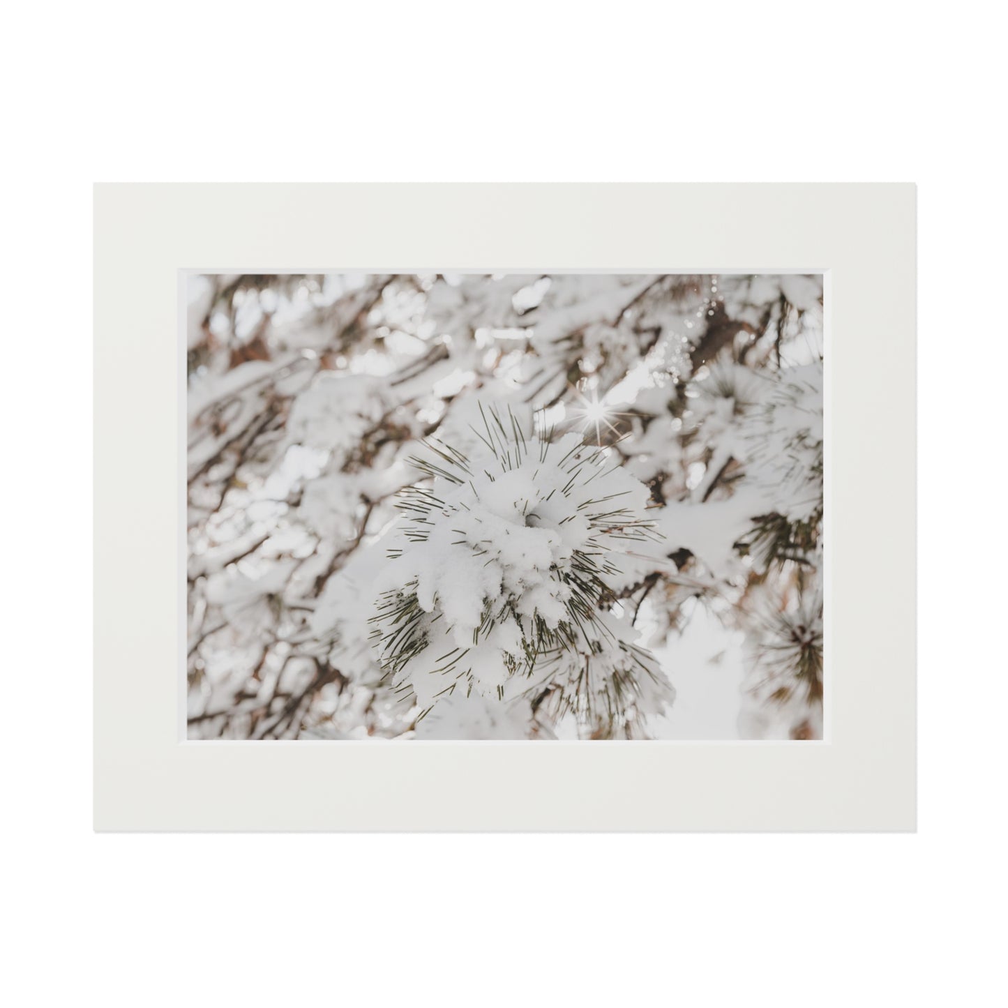 "Winter is Here" Fine Art Prints (Passepartout Paper Frame)