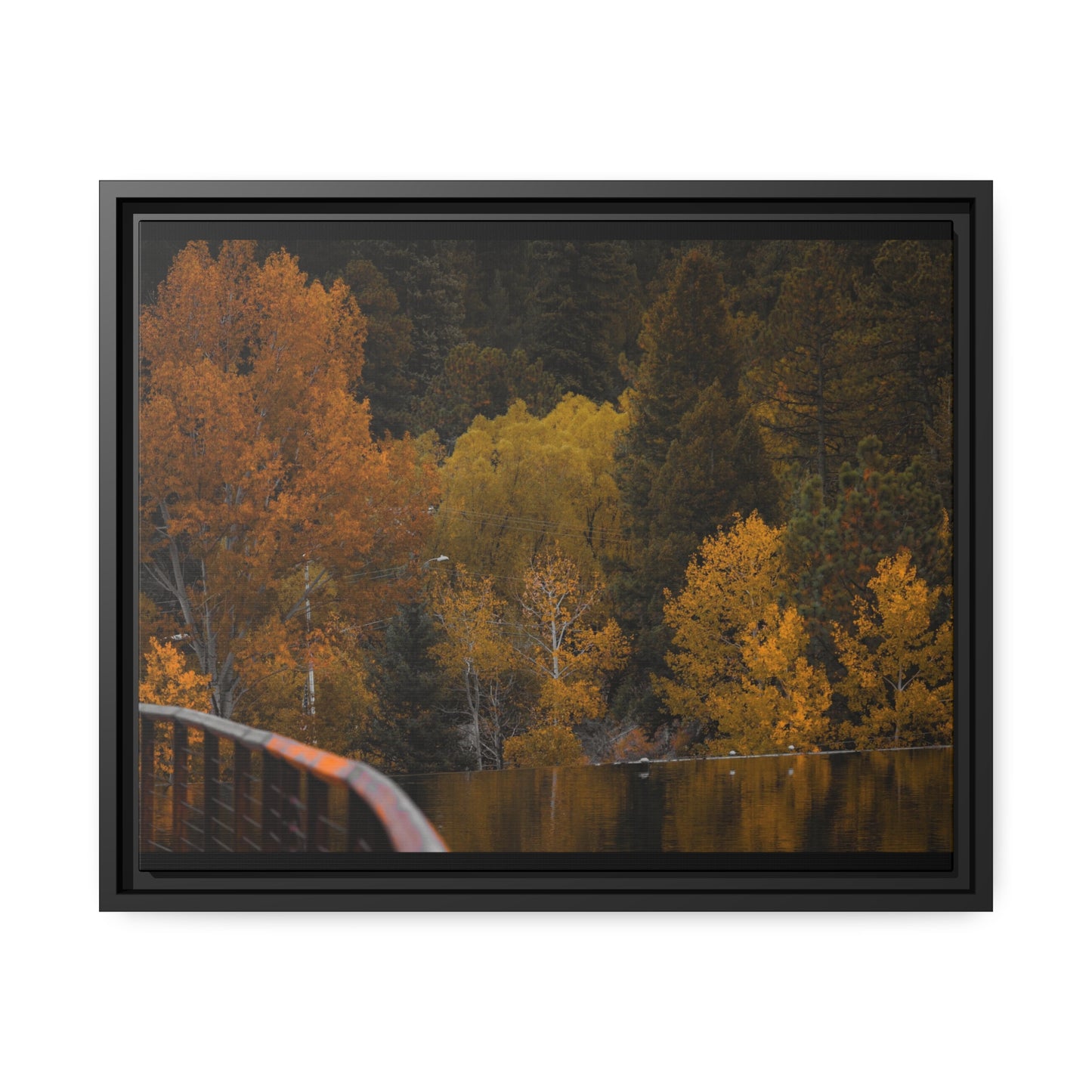 Fall Feelings Framed Canvas