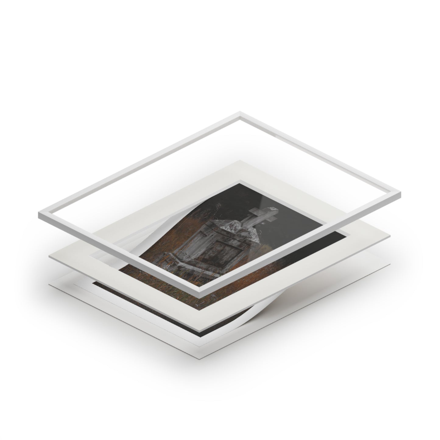 "The Stone" Fine Art Prints (Passepartout Paper Frame)