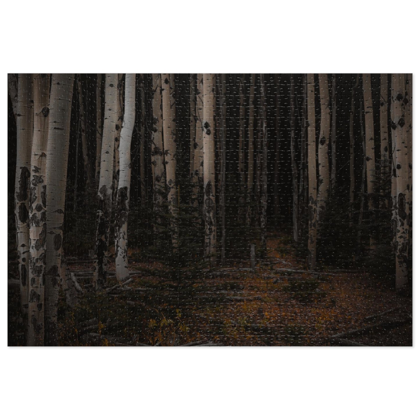 "Moody Aspens" Jigsaw Puzzle (30, 110, 252, 500,1000-Piece)