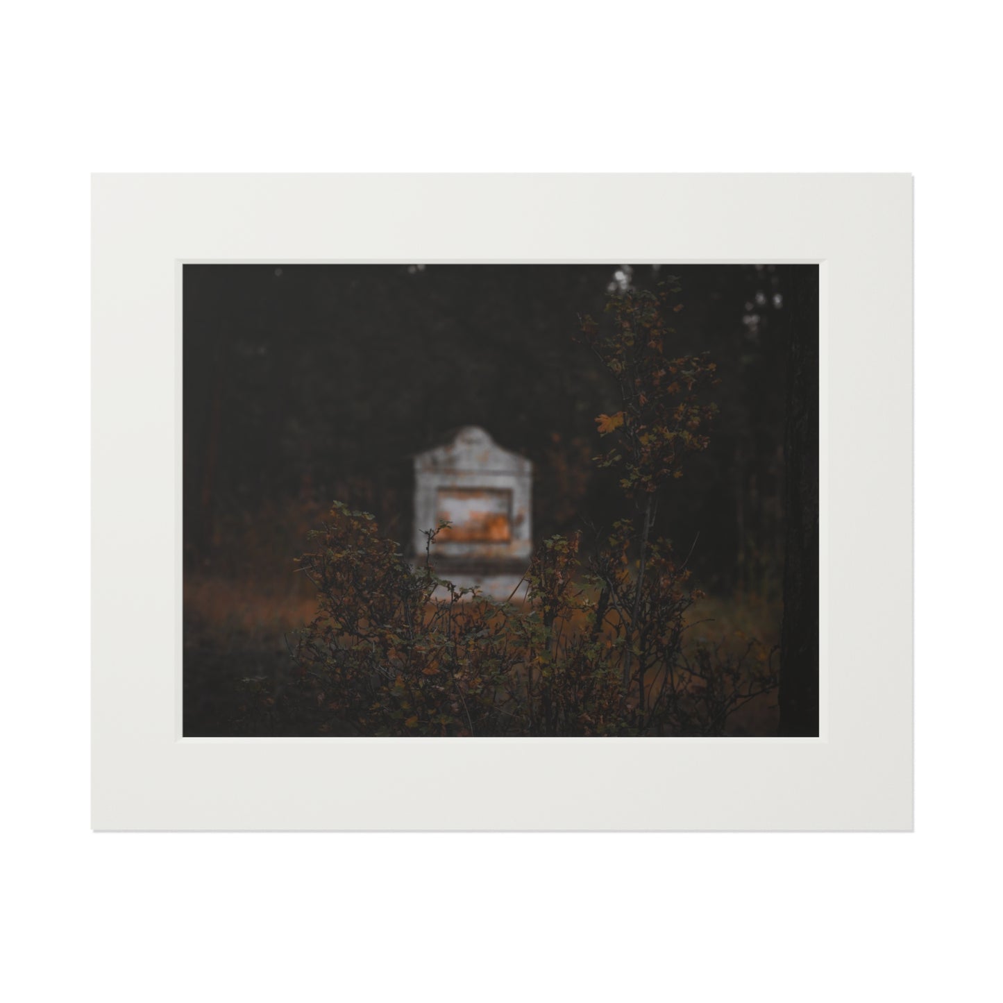 "The Stone Waits" Fine Art Prints (Passepartout Paper Frame)