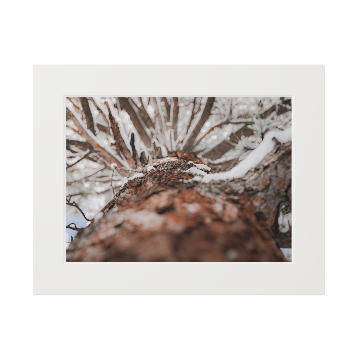 "Winter's Tower" Fine Art Prints (Passepartout Paper Frame)