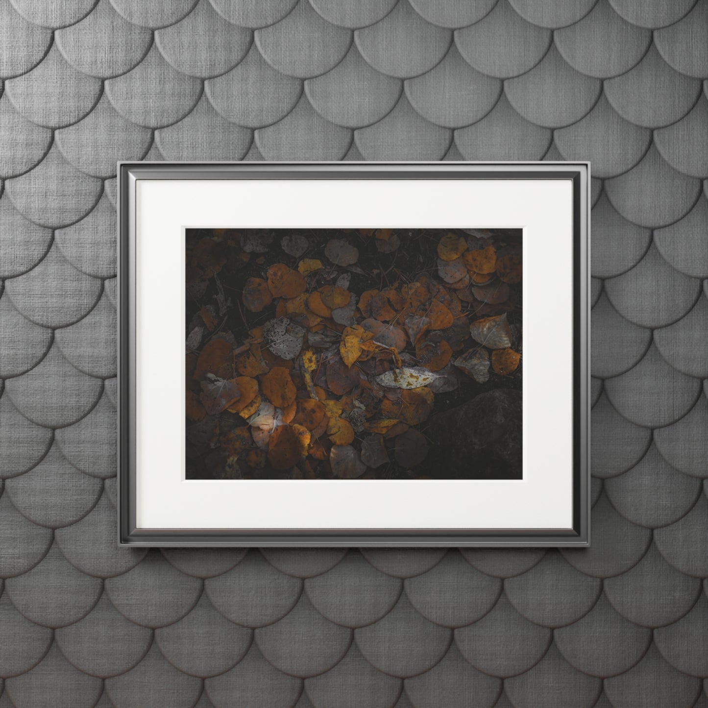 "Earthy Forest Floor" Fine Art Prints (Passepartout Paper Frame)