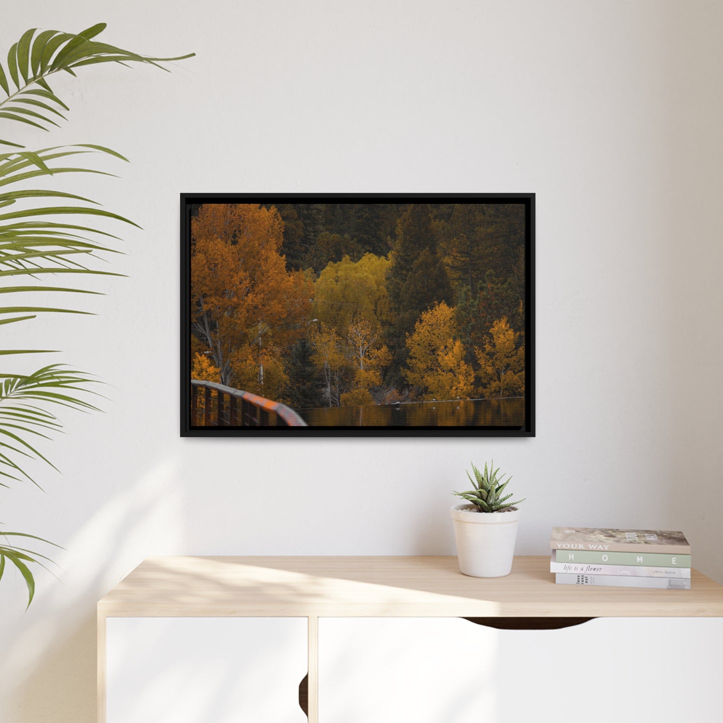 Fall Feelings Framed Canvas