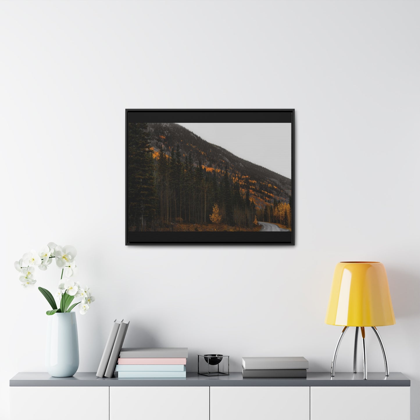 The Lonely Road Framed Gallery Canvas