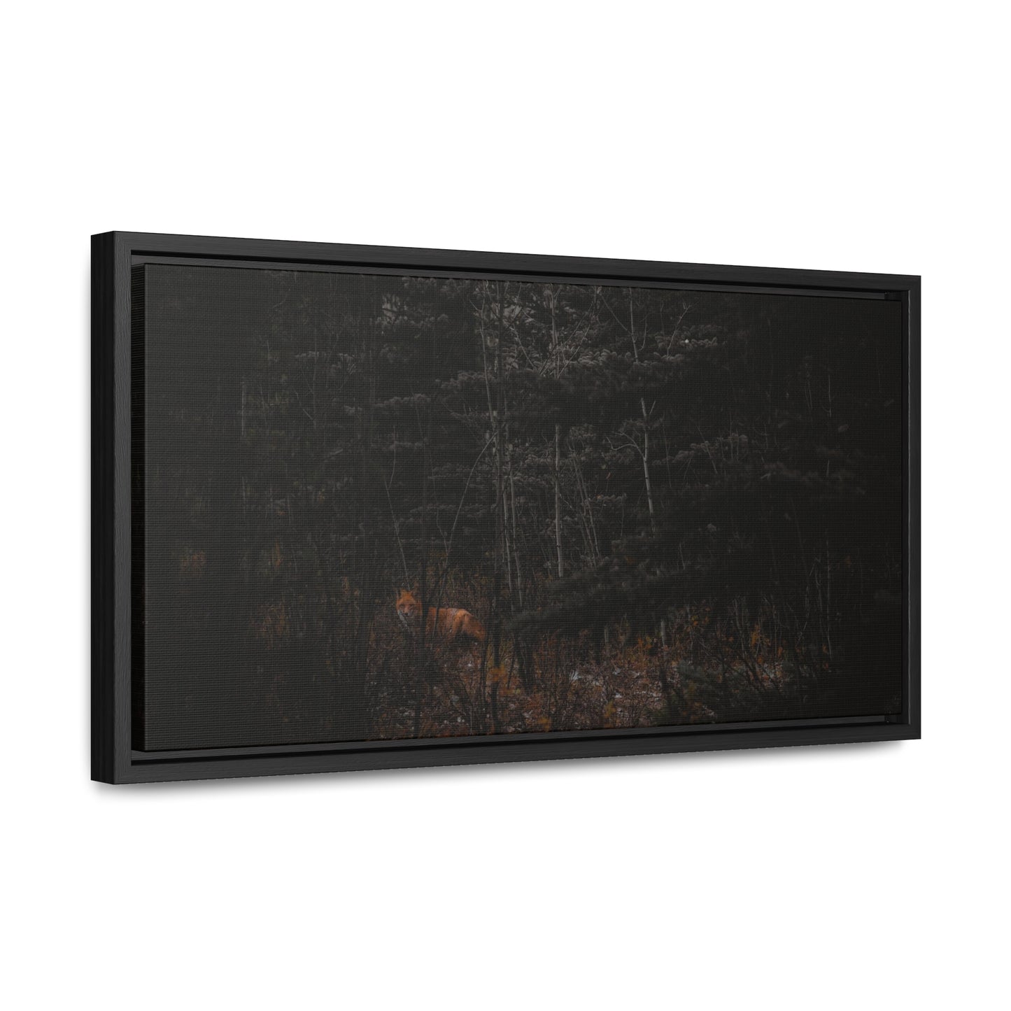 The Fox of the Forest Framed Gallery Canvas