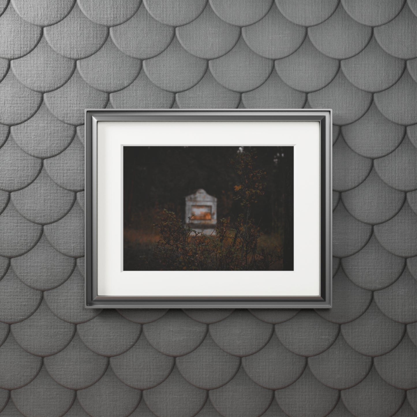 "The Stone Waits" Fine Art Prints (Passepartout Paper Frame)