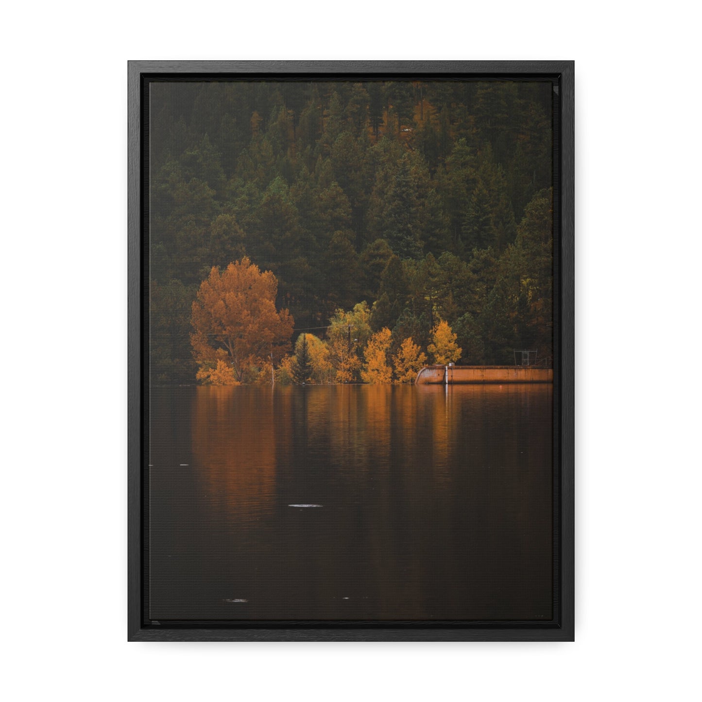 Autumn Reflections Gallery Canvas Wraps, Vertical Frame