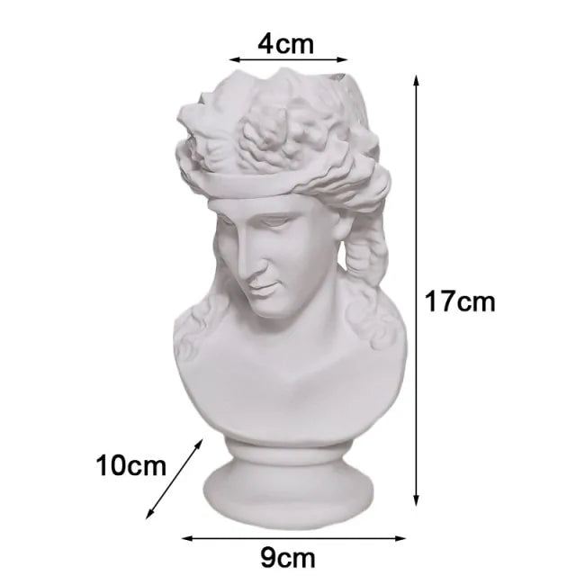 Moody Mortals Bust Vase