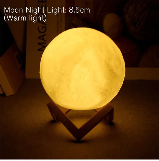 Moody Mortals LED Battery Moon Lamp